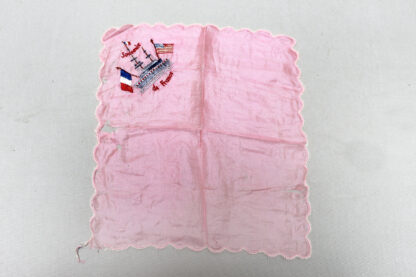 US WW2 GI Souvenir de France Handkerchief . FLU747 - Image 3