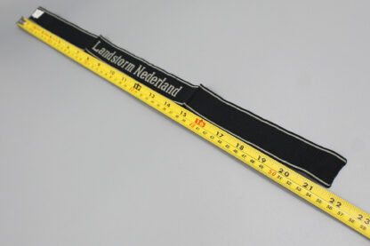 REPRODUCTION: WW2 German SS EM Landstorm Nederland Cuff Title . REPO163 - Image 3