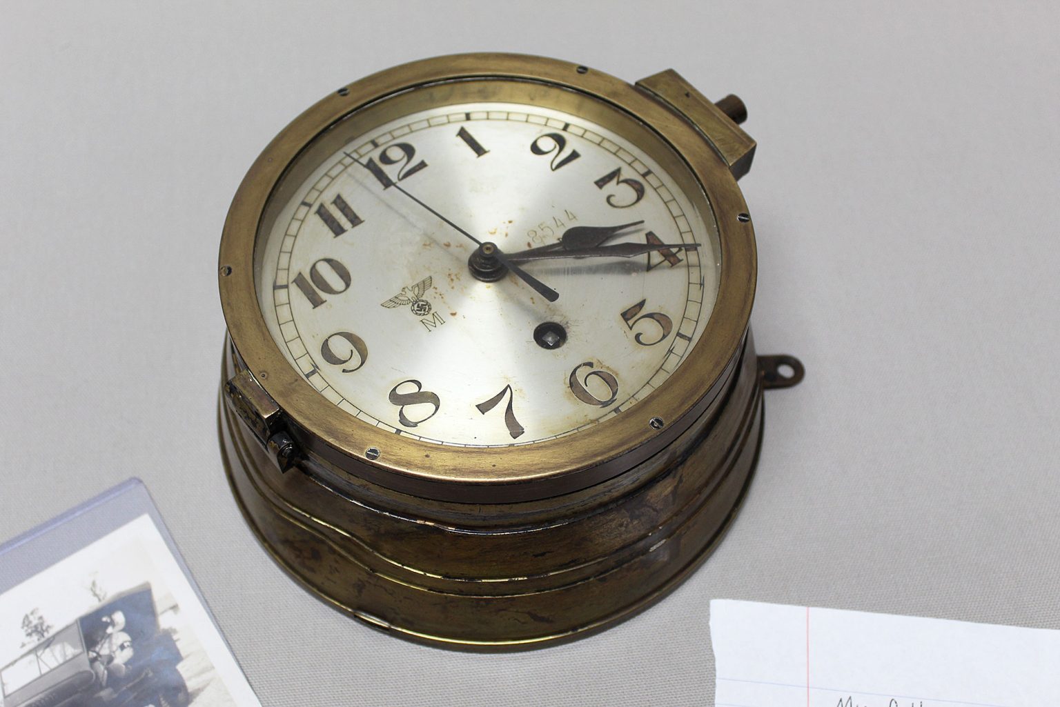 WW2 German Kriegsmarine UBoat Clock . SP131 Time Traveler Militaria