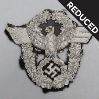 WW2 German Police Officer Sleeve Eagle . EFL2215