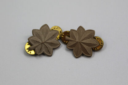 US Major/Lt Colonel Subdued Rank Insignia Pair . FLU3465