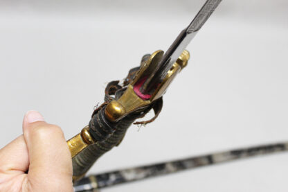 Imperial German Artillery Lion Head Sword - Triple Engraved Blade . SGi80 - Image 12