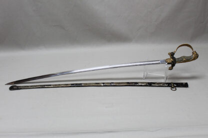 Imperial German Artillery Lion Head Sword - Triple Engraved Blade . SGi80 - Image 2