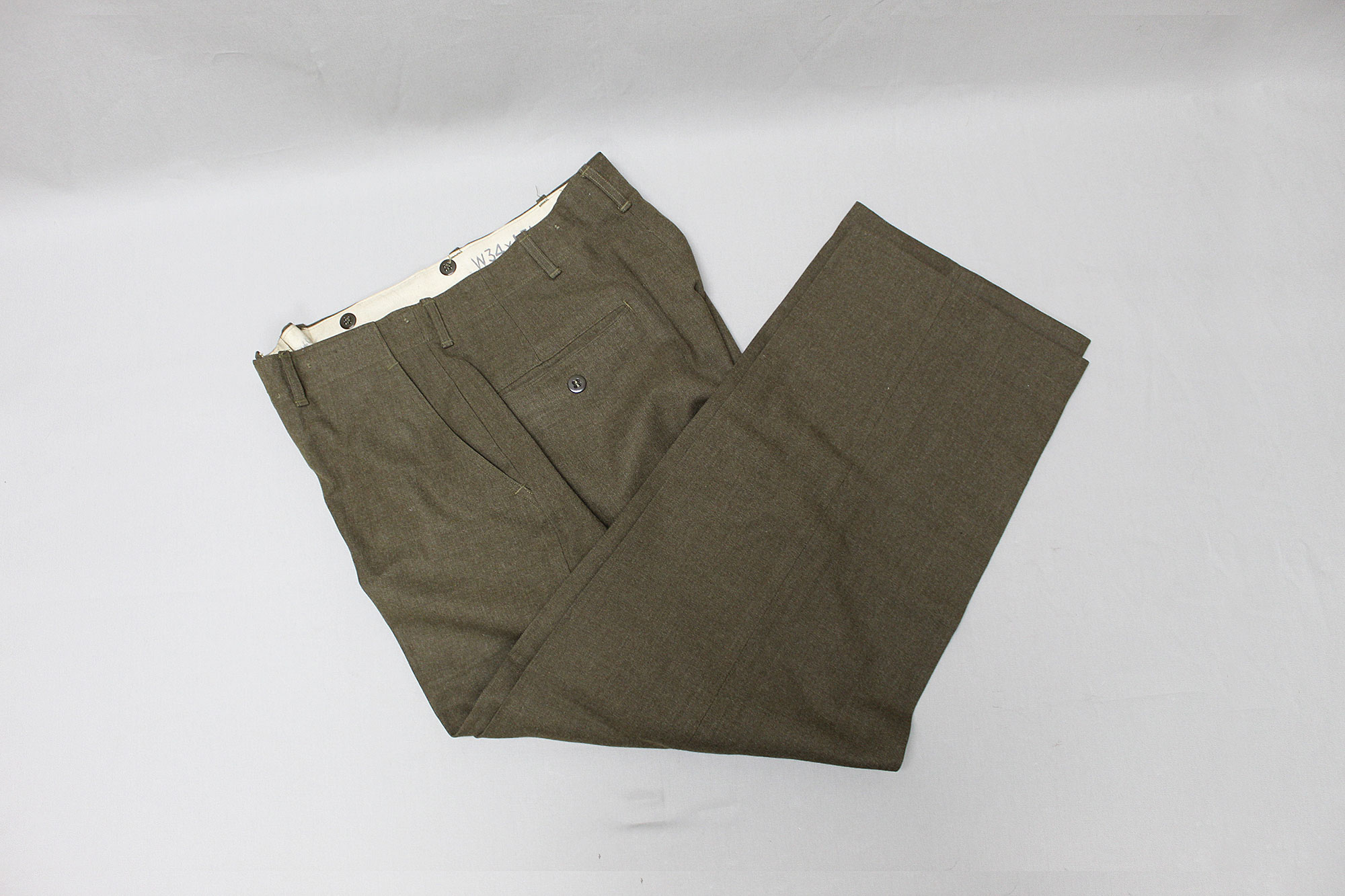 US Army P-1945 Wool Field Pants - 1951 W34xL31 . UA1078