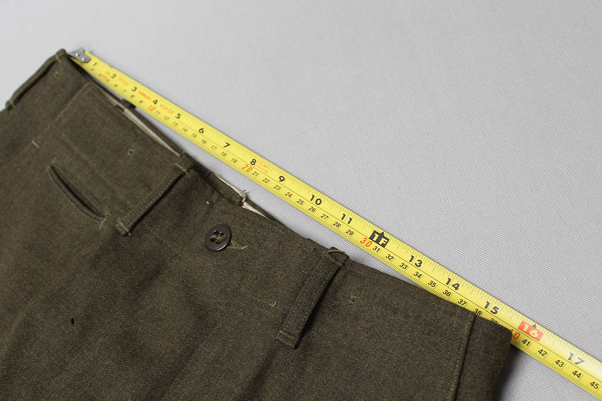US Army P-1945 Wool Field Pants - 1951 W34xL31 . UA1078