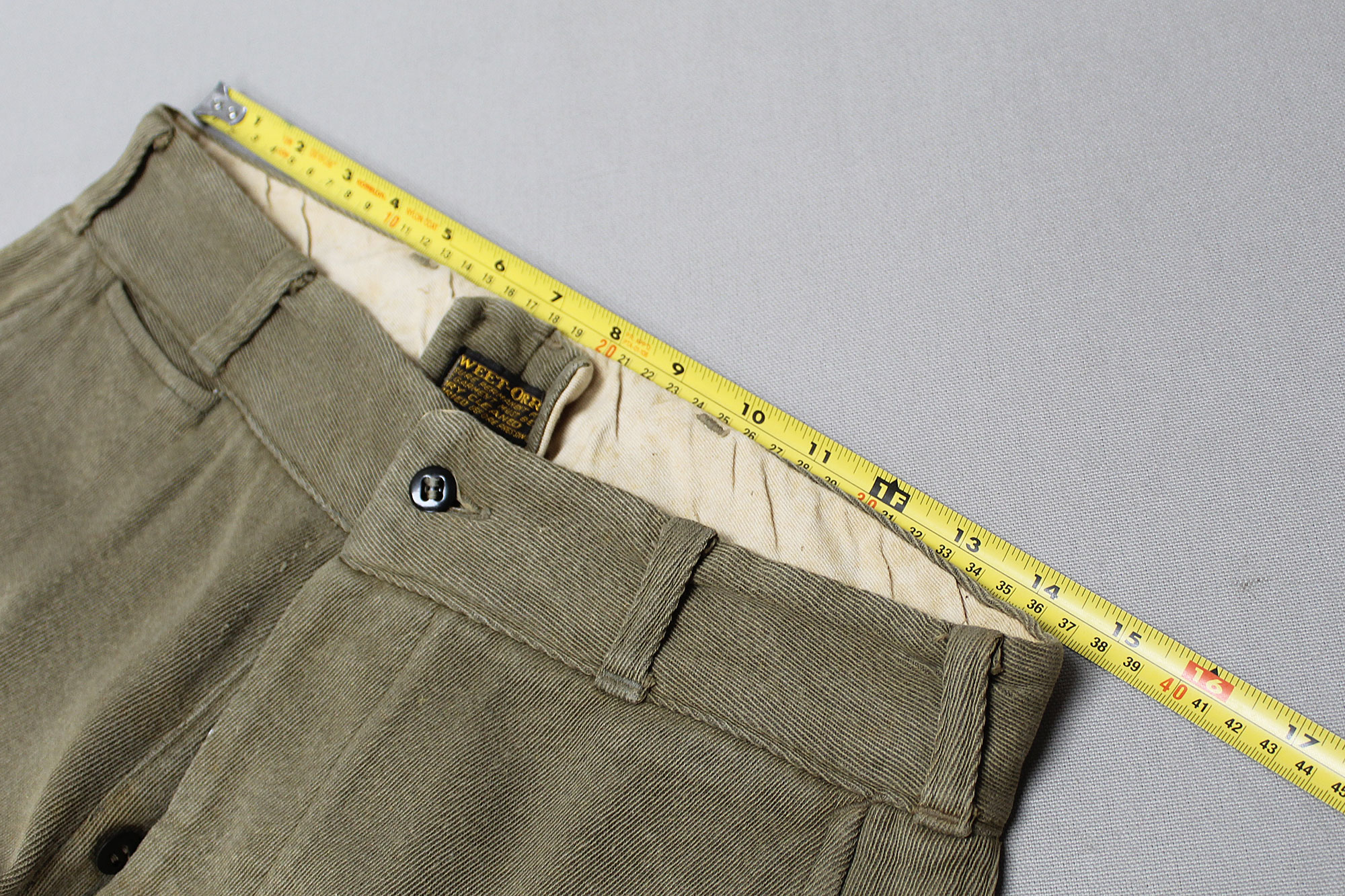 US WW2 Army Officer Trousers (Cavalry/Armored) - Named . UA562 - Time ...