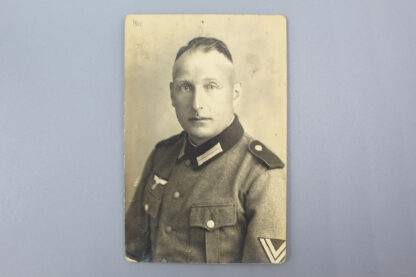 WW2 German Army Soldier Picture Postcard . GD346