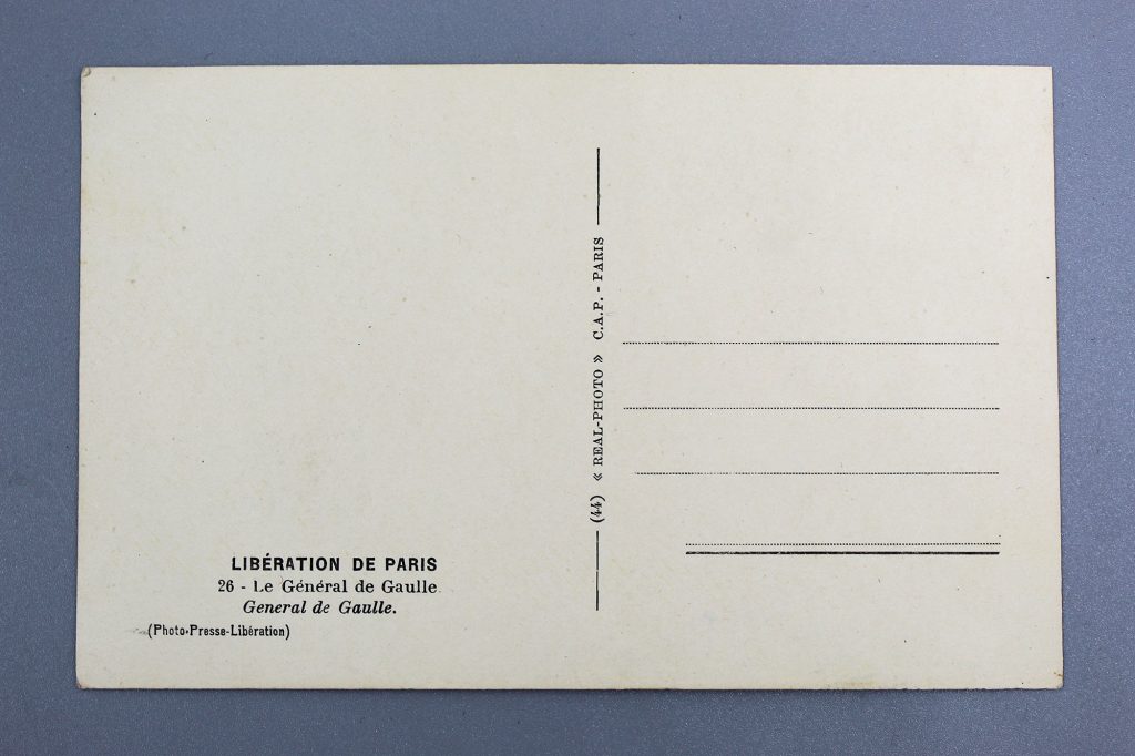 WW2 French Postcard Liberation De Paris 26 GD911 Time Traveler ww2-french-postcard-liberation-de-paris-26-gd911-time-traveler