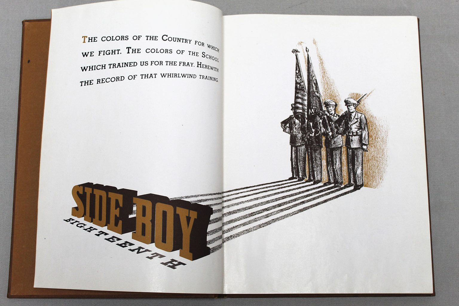 USN Side Boy Naval Reserve School Yearbook June 1944 . FLU3501 Time