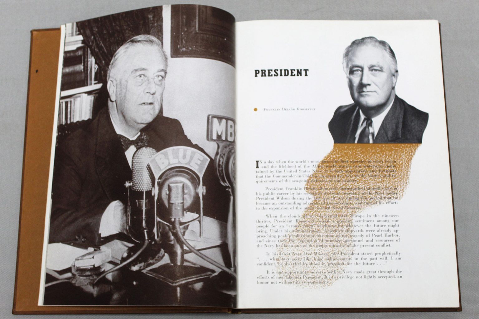 USN Side Boy Naval Reserve School Yearbook June 1944 . FLU3501 Time