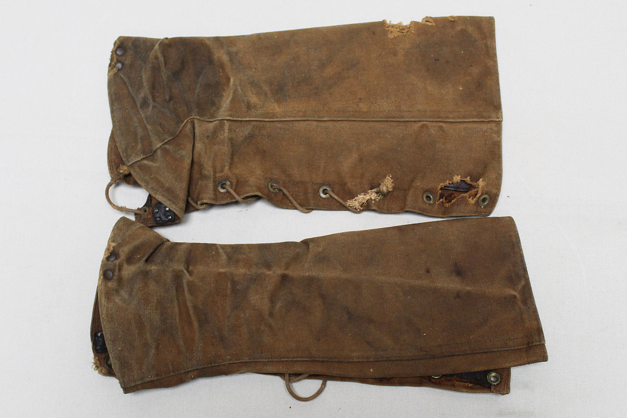 Military Leggings Dated 1908 Pair (Damaged) . FLU3520 - Time Traveler ...