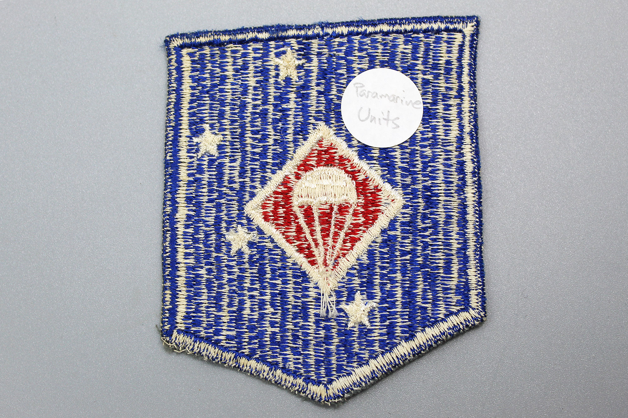 Original U.S. Early WWII USMC Patch Set: Paramarine 1st Parachute