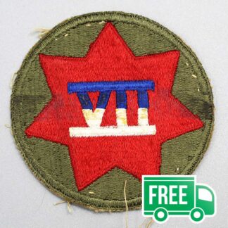 US 7th Army Corps Patch - WW2 . USP292
