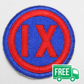 US 9th Army Corps Patch - WW2 . USP485