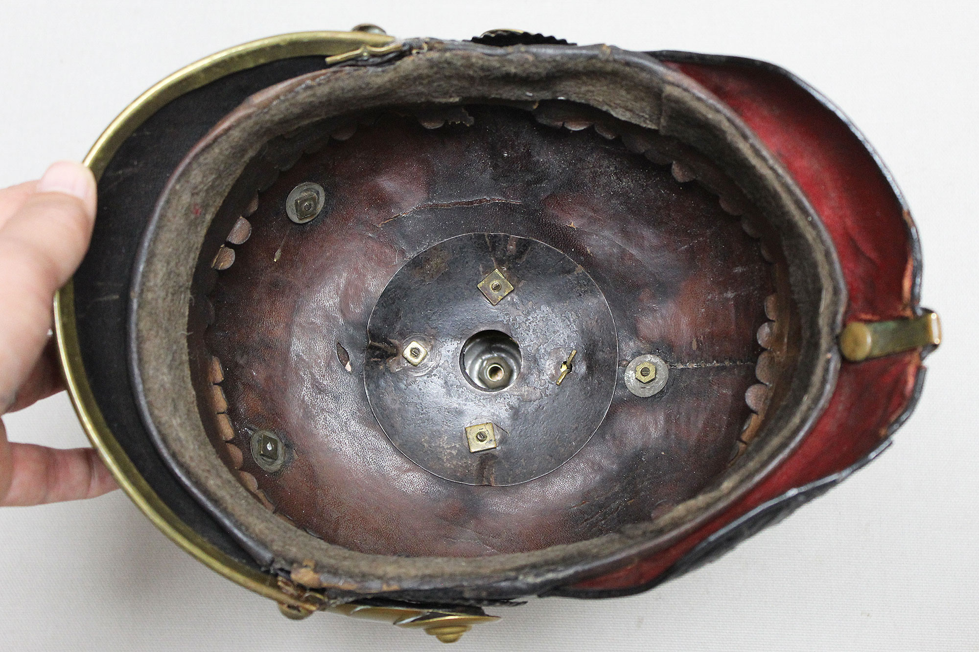 Prussian NCO/Officer Artillery Kugelhelm . HGi242 - Image 11