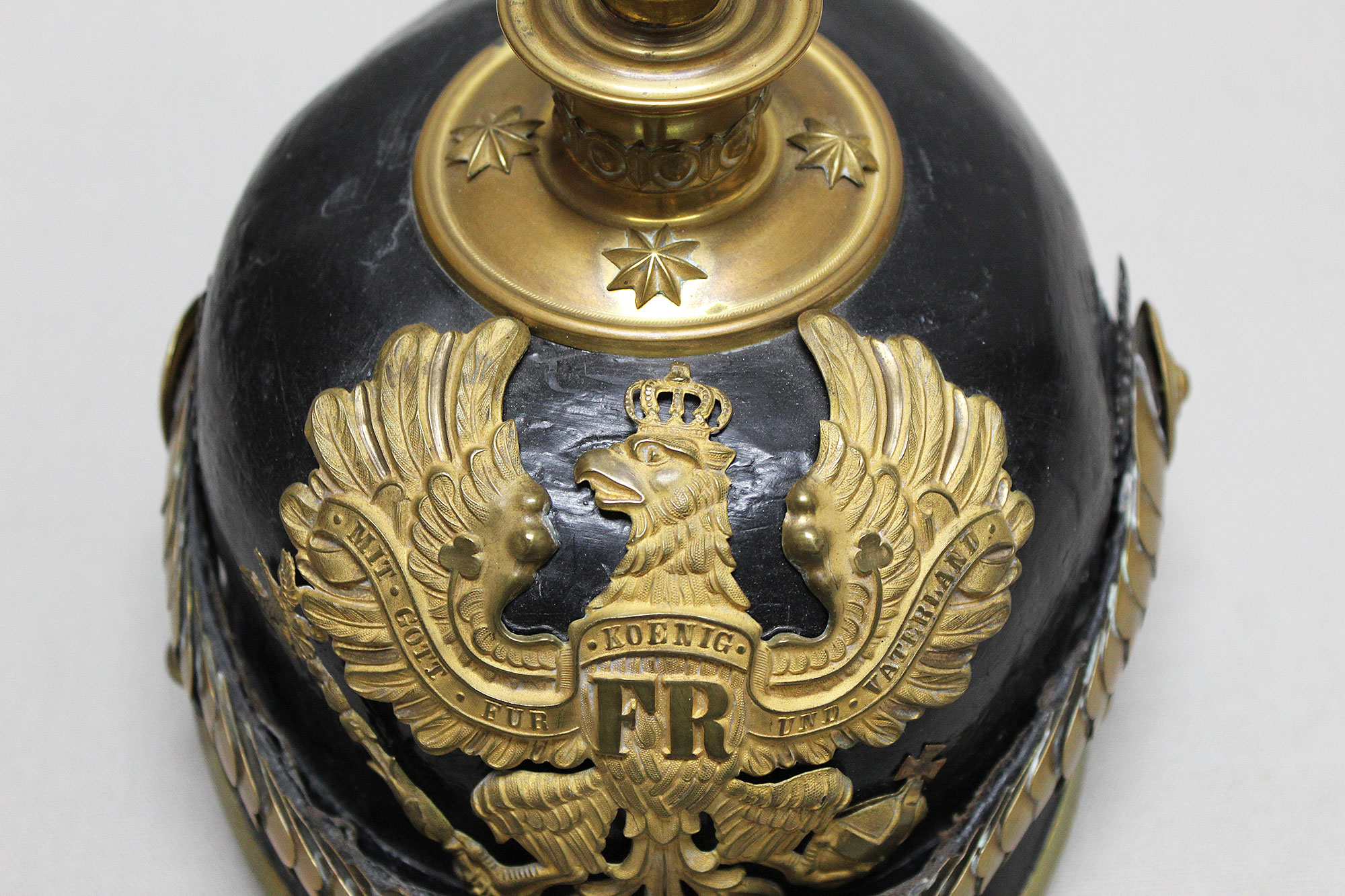 Prussian NCO/Officer Artillery Kugelhelm . HGi242 - Image 4