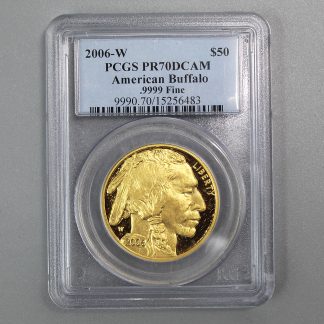 2006-W 1oz Proof Gold American Buffalo PR70 PCGS . GAS136