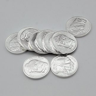 US Buffalo 1oz Silver Rounds - Price Each . GAS138