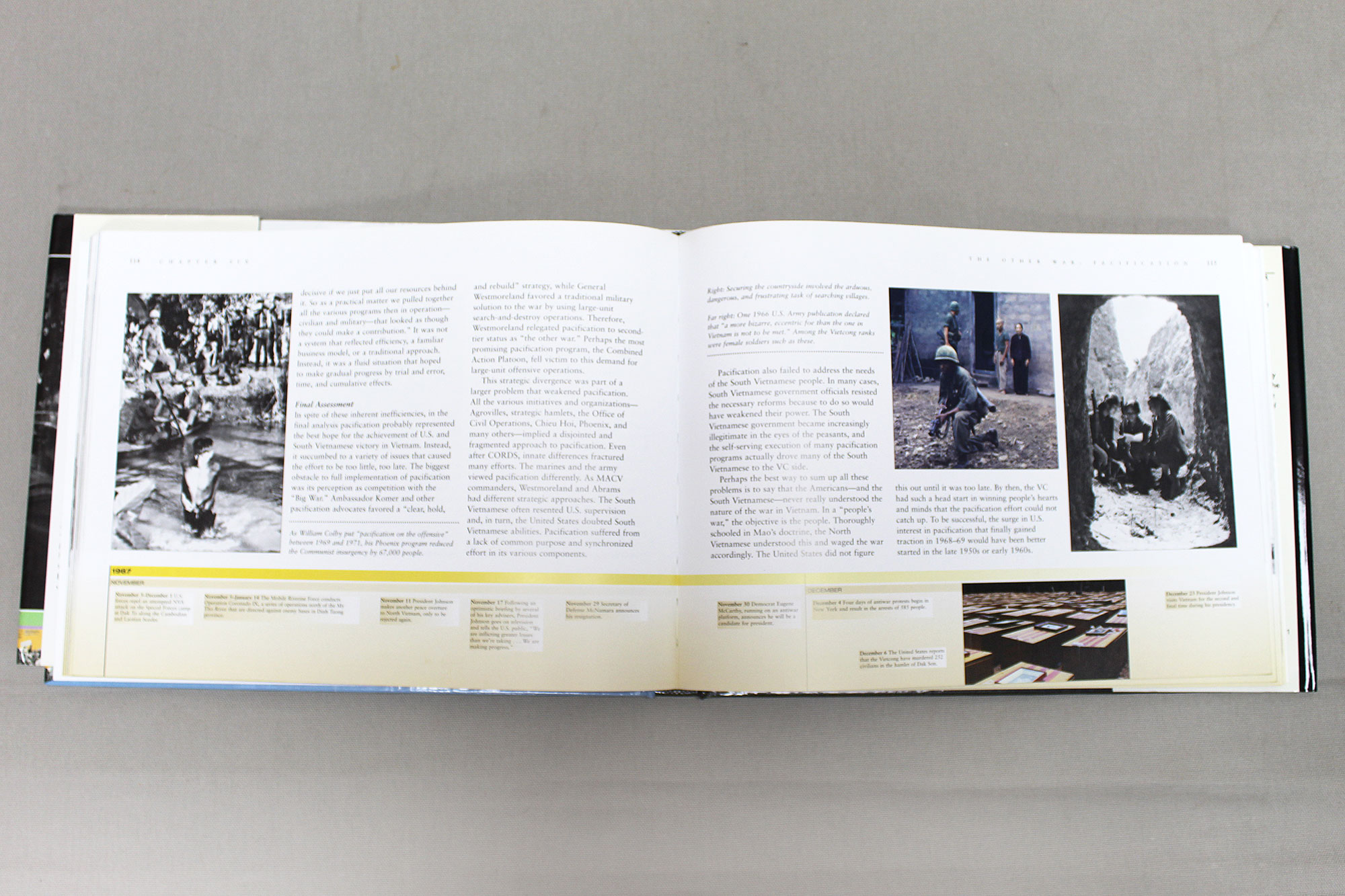 The Timeline of the Vietnam War Book . BOOK124 - Time Traveler Militaria