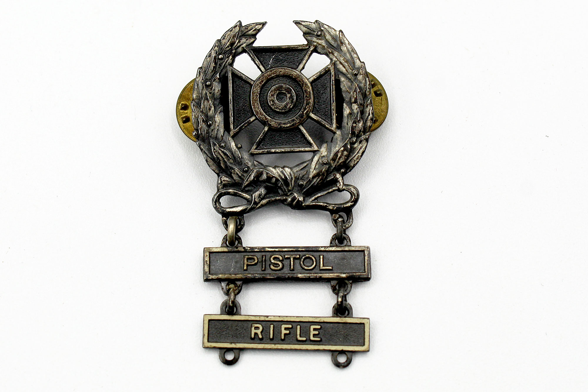 US Army Expert Qualification Badge w/2 Bars - NS Meyer