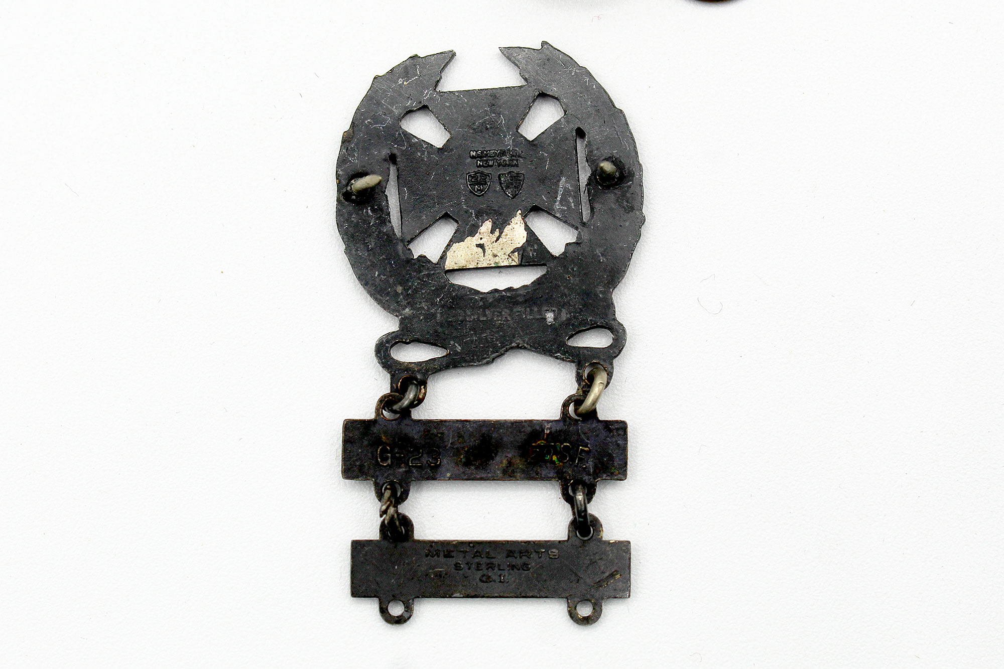 US Army Expert Qualification Badge w/2 Bars - NS Meyer