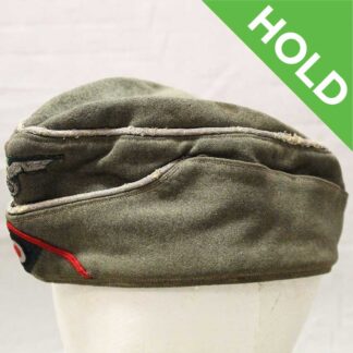 <font color=“#FA0303”> ON HOLD TF0326 </font>WW2 German Artillery Officer Side Cap . HG1073