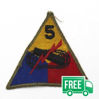 US Army 5th Armored Division Patch . USP1225