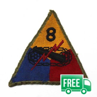 US Army 8th Armored Division Patch . USP1231