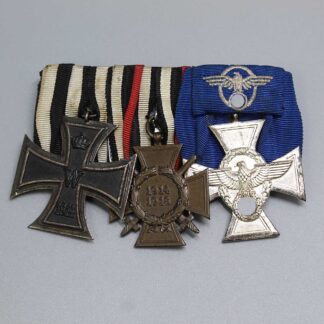 WW2 German 3 Place Medal Bar . GO6125Cbw