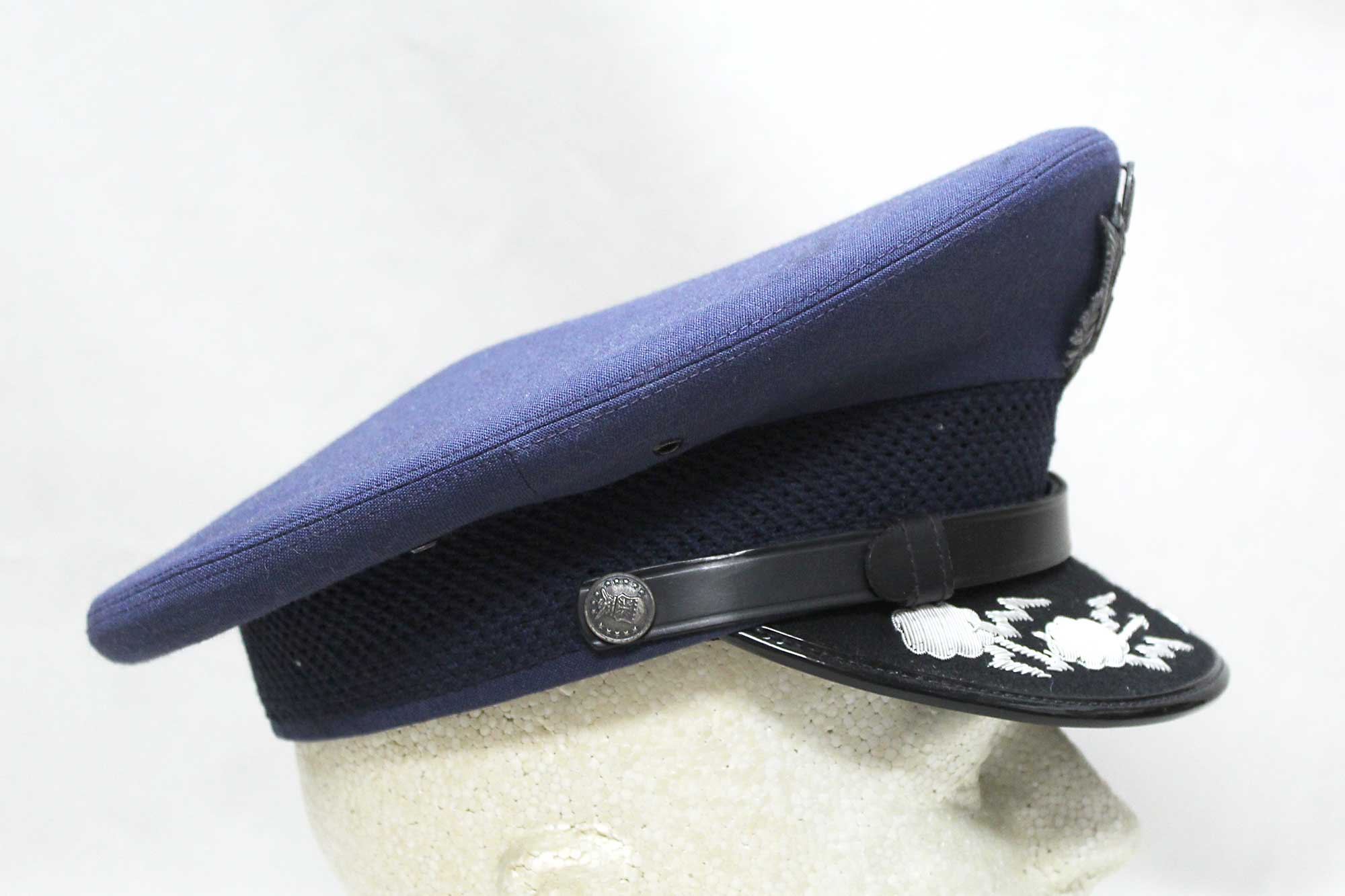 USAF FieldGrade Officer Visor Cap Named . HU1186 Time Traveler Militaria