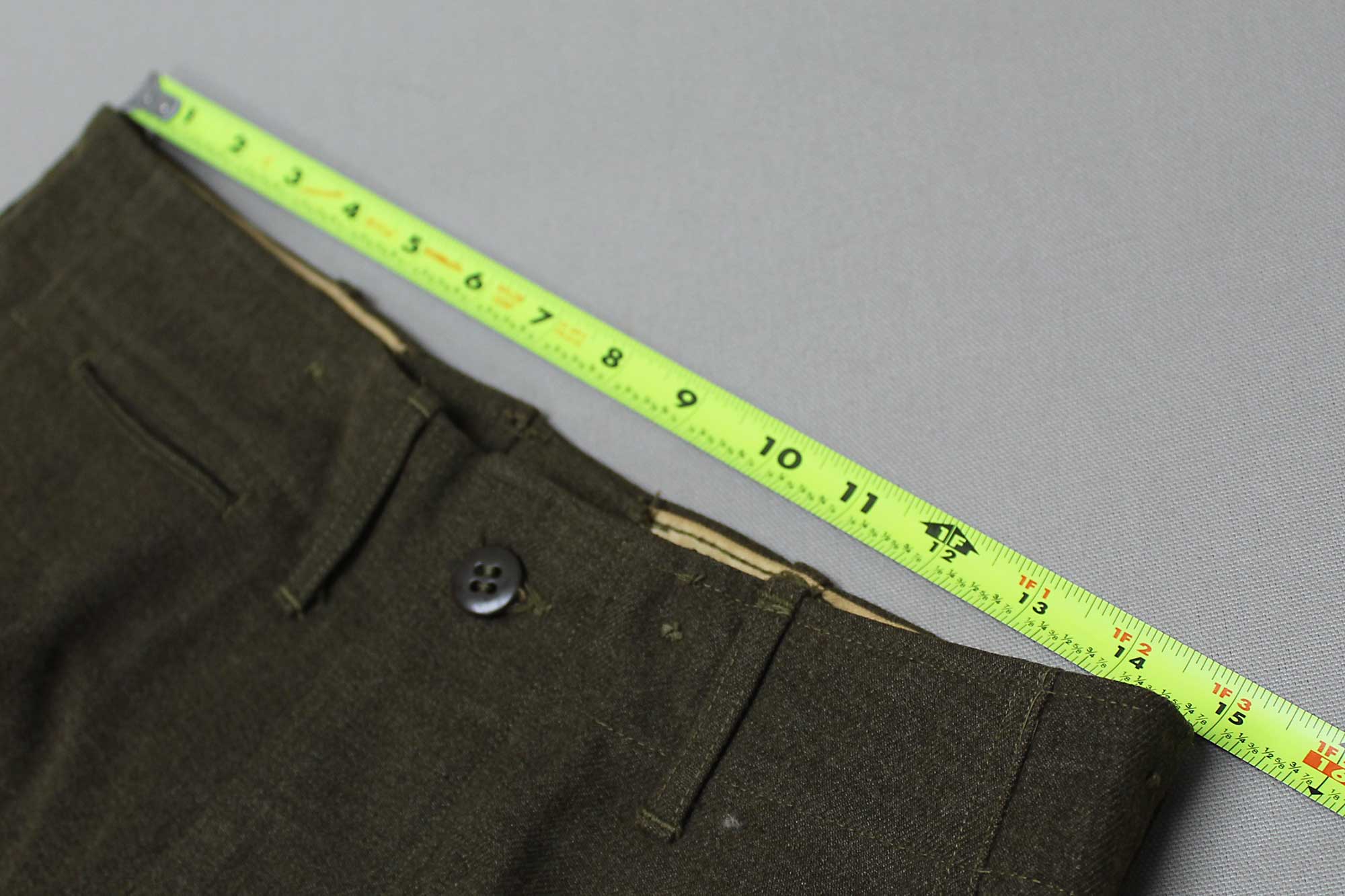 US Army Pants P1945/1950 W31xL31 (moth damage) . UA1140 - Time Traveler ...