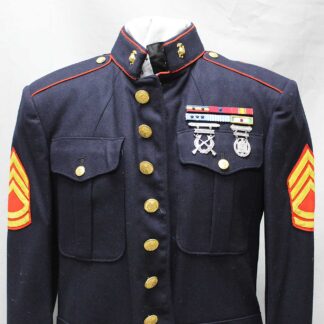 USMC Dress Blues and Pants - 6-L 1949-50 . UA3009bw