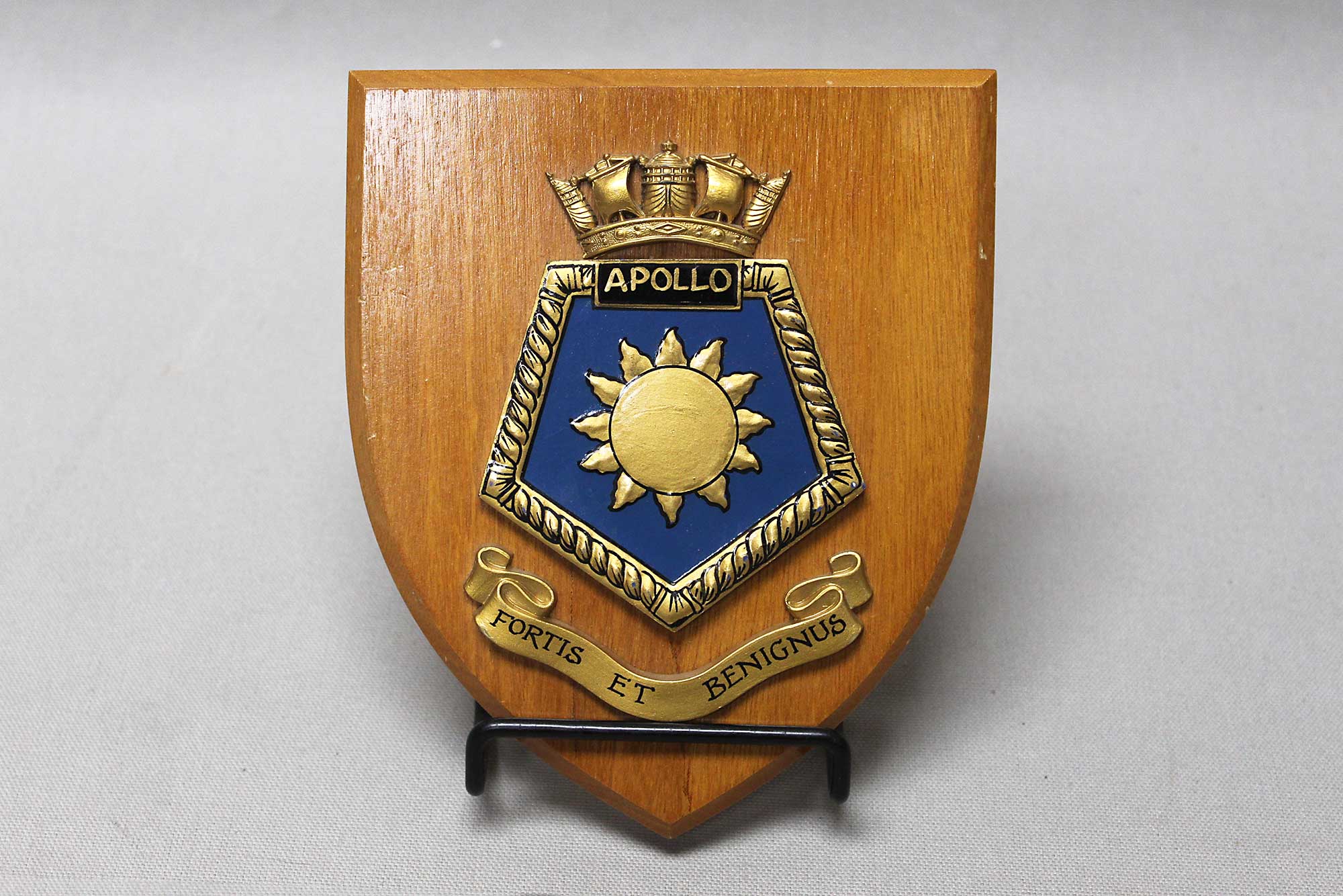 British HMS Apollo Plaque . BMX164 - Time Traveler Militaria