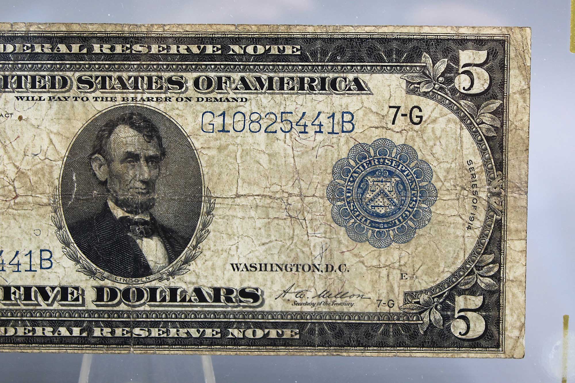 Series 1914 $5 Federal Reserve Note