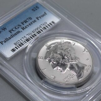 2019-W Reverse Proof Palladium Eagle PR70 PCGS . COIN486