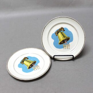 US Military Liberty Bell Collector Medium Plate <font color=“#AC18DF”>PER ITEM</font>. FLU1697