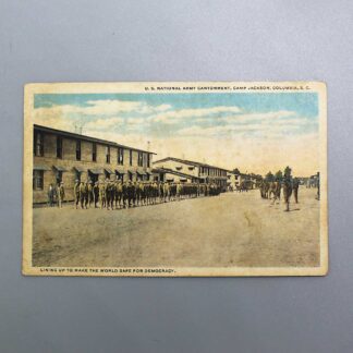 US Camp Jackson Columbia SC Postcard . FLU382
