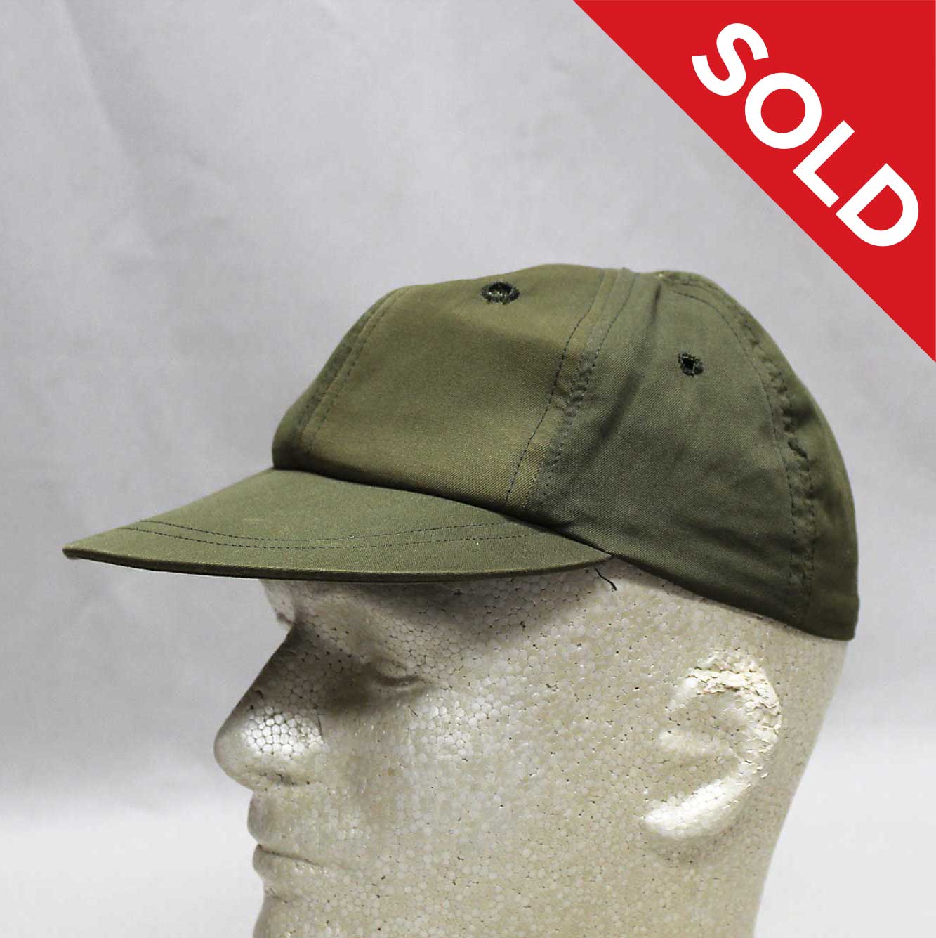 SOLD US Army Field Cap Hot Weather OG106 Size 6 7/8 . HU1192 Time
