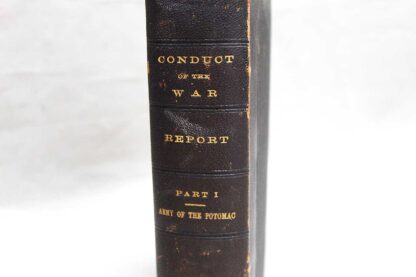 US 1863 Conduct of the War Report Part 1 Army of the Potomac . BOOK248 - Image 2