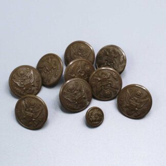 Group of Army Plastic Buttons . FLU4768