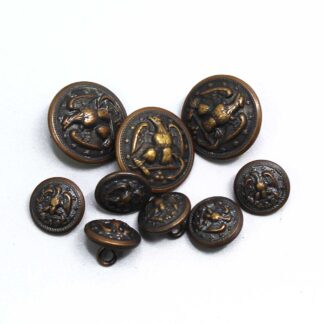 Group of Navy Buttons Mixed Sizes . FLU4770