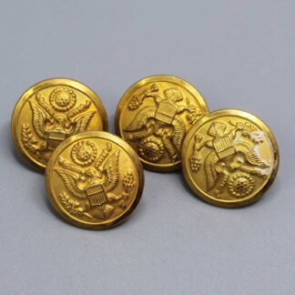 US Army Group of 4 Front Buttons . FLU4780