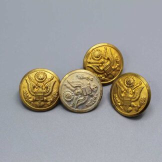 US Group of Army Buttons 7/8 Inch – WW2-Korea . FLU4782