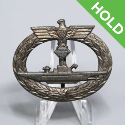<font color=“#FA0303”> ON HOLD AM1124 </font>WW2 German KM U-Boat Badge - L/56 . GO5073