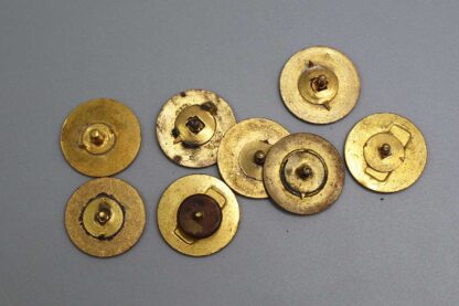 US Army Group of 8 Enlisted Collar Disks . FLU4832 - Image 2