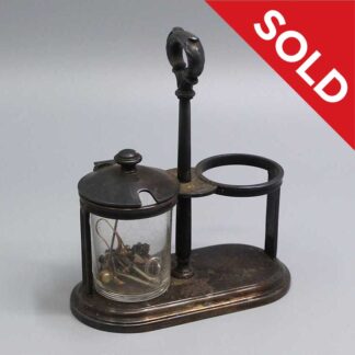 SOLD Antique Silver Carrier - Internation Silver Co Silver Soldered . ANT211