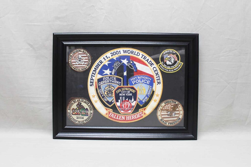 US Framed Patches 9-11 Tribute . FLU1109 - Time Traveler Militaria