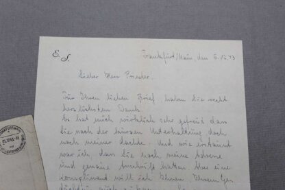 WW2 German Letter and Envelope . GD296 - Image 3