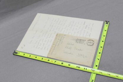 WW2 German Letter and Envelope . GD296 - Image 5