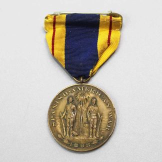 US State of CT Spanish American War 1898 Medal . YMU6025
